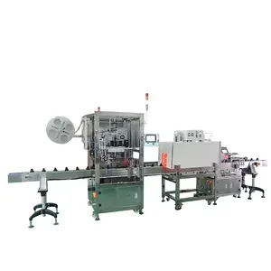 GOSUNM single or multiple masking tape shrink sleeve wrapping labeling machine