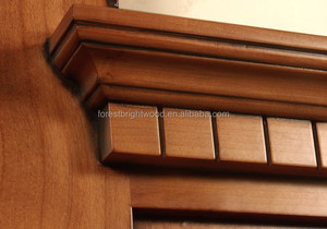 Truyền Thống Mahogany Stained Gỗ Cửa Trước Chèn Cửa Sổ - Product Image 3