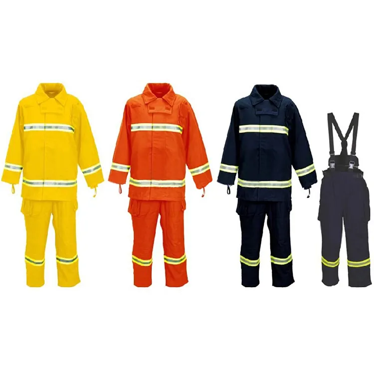 Safety nomex firefighting suit for firefighter