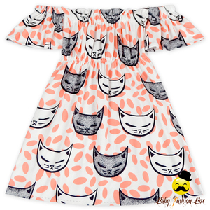 Los niños del vestido del bebé del verano <span class=keywords><strong>Boutique</strong></span> de seda Floral niñas vestidos de hombro vestidos - Product Image 2