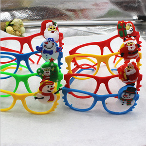 Occhiali <span class=keywords><strong>LED</strong></span> Lampeggianti Natalizi, Occhiali Luminosi, Giocattoli Luminosi, Regalo per Bambini, Forniture per Feste di Natale e Compleanno - Product Image 4