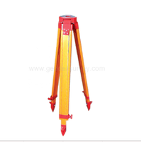 Trépied en bois de haute qualité WTS-6 pour instruments de topographie, accessoires de mesure, station totale