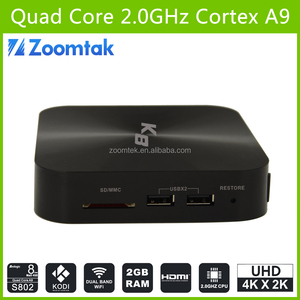 Venta caliente Amlogic S802 quad core Android 4.4 tv box con película azul sex video google - Product Image 3