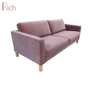 Moderne nordique élégant velours tissu abattre canapé modulaire canapé pour la maison Villa salon bureau hôtel <span class=keywords><strong>location</strong></span> meubles événement - Product Image 5