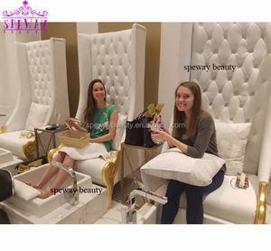 เก้าอี้ทำเล็บส<span class=keywords><strong>ปา</strong></span><span class=keywords><strong>ส</strong></span>ีขาวทันสมัย เก้าอี้ทำเล็บมืออาชีพสุดหรู - Product Image 5