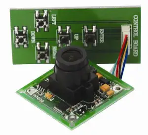 600TVL SONY SUPER HAD CCD D-WDR AWB PWB 2DNR HLC D-WDR Wire-Control OSD Board Camera