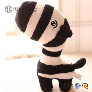 Peluche zèbre - Animal en peluche, jouet de safari de la faune africaine, animal de zoo câlin et cadeau pour l'anniversaire des enfants - Product Image 2