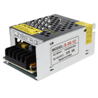 Keen-fuente de alimentación de interruptor, 12v, 3a, smps, 36w, 12v CC, 230v