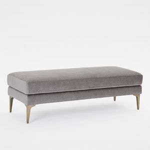 Mobilier de chambre De Luxe Tissu De Velours D'ameublement <span class=keywords><strong>Marchepied</strong></span> Ottoman Banc Pour Chambre Maison Lit Banc - Product Image 2