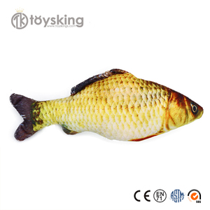 ของเล่นเคี้ยวรูป<span class=keywords><strong>ปลา</strong></span>สำหรับสัตว์เลี้ยง - <span class=keywords><strong>ปลา</strong></span>ตุ๊กตาขนนุ่มน่ารักพร้อมเสียงกรอบแกรบสำหรับแมวและสุนัข ของเล่นกัดแบบอินเทอร์แอคทีฟพร้อมเอฟเฟกต์เสียงคู่ - Product Image 2