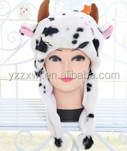 Sombrero <span class=keywords><strong>de</strong></span> <span class=keywords><strong>animales</strong></span> <span class=keywords><strong>de</strong></span> felpa para niños moda niños divertido Lobo animal oso sombreros <span class=keywords><strong>de</strong></span> invierno cálido sombrero <span class=keywords><strong>de</strong></span> cabeza <span class=keywords><strong>de</strong></span> animal - Product Image 2