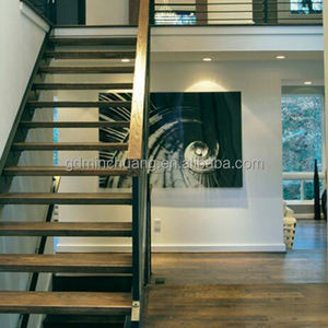 <span class=keywords><strong>Balustrade</strong></span> en bois avec remplissage en verre et rampes en zigzag - Product Image 2