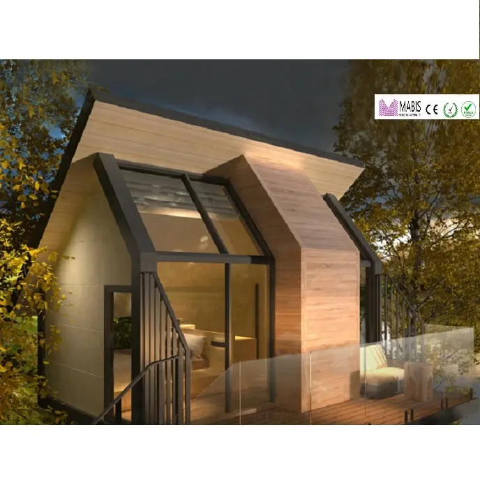 2019 design di fascia alta di lusso prefabbricata moderna tree house