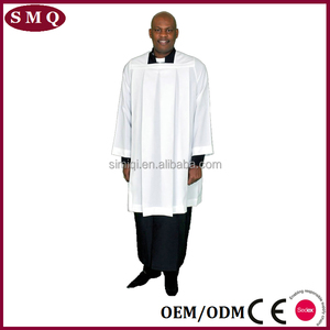 Chine usine vente directe église vêtements blanc clergé chrétien surplis - Product Image 6