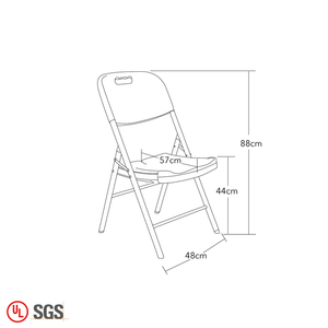 Pieghevole Sedia Di Plastica di Campeggio Esterna Comodo Pieghevole Portatile Bianco Sedia di Pesca Sedia di <span class=keywords><strong>Spiaggia</strong></span> All'ingrosso per Feste Eventi - Product Image 6