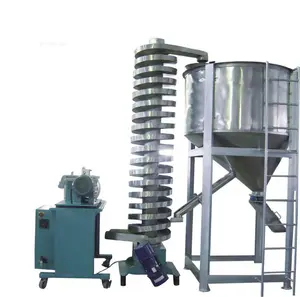 tank vertical vibrator spiral feeder/ uplift helix auger rotation elevator