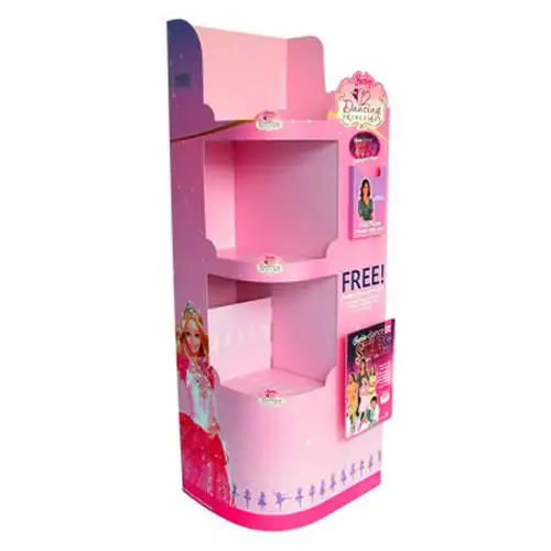 Custom Cost-effective Paper Shelves Corrugated Box Cardboard Advertising Stands Toy Display For Retail