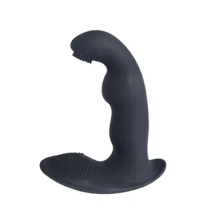 Venta caliente Vibrating Silicone Anal Plug Vibrating Prostate Massager juguetes sexuales