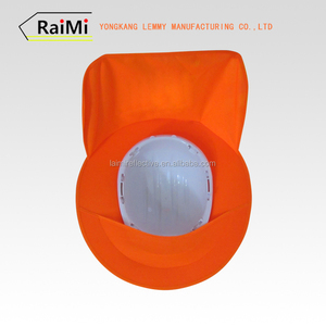 Barato Al Por Mayor Producción de Seguridad de Alta Visibilidad Fluorescente Amarillo Casco de Seguridad Sombrero de Sol Parasol - Product Image 6