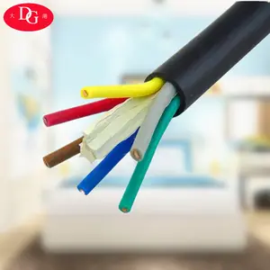 60227 IEC 52 PVC Insulation RVV 5 Core Power Cable