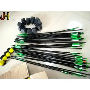 Outdoor safe archery arrow with foam arrowhead for shooting inflatable equipment