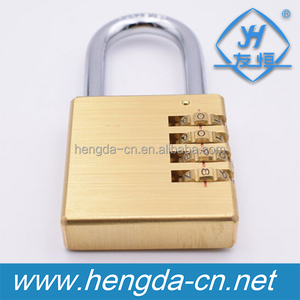 YH1235 Top <span class=keywords><strong>Security</strong></span> 3-Dial combinazione lucchetto in ottone <span class=keywords><strong>antifurto</strong></span> finitura lucida Password sblocca - Product Image 5