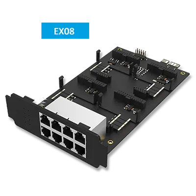 Yeastar S100 및 S300 EX30 1 온보드 E1/T1/PRI 포트 PBX 확장 보드