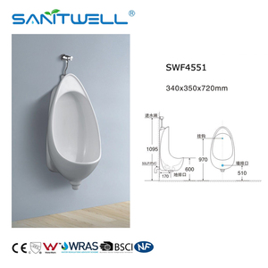 <span class=keywords><strong>Urinario</strong></span> sin Agua, Nuevos Modelos, Urinarios Portátiles de Cerámica para Hombres - Product Image 6