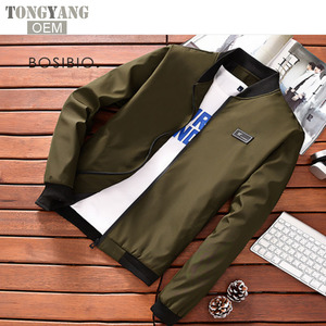 TONGYANG nouveau printemps été automne hommes vestes et manteaux mince Slim Fit Bomber vestes - Product Image 3