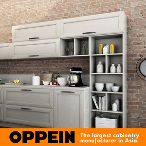 ארון מטבח מעץ מלא הודי בעיצוב מודרני בהתאמה אישית של OPPEIN לפרויקט - Product Image 5