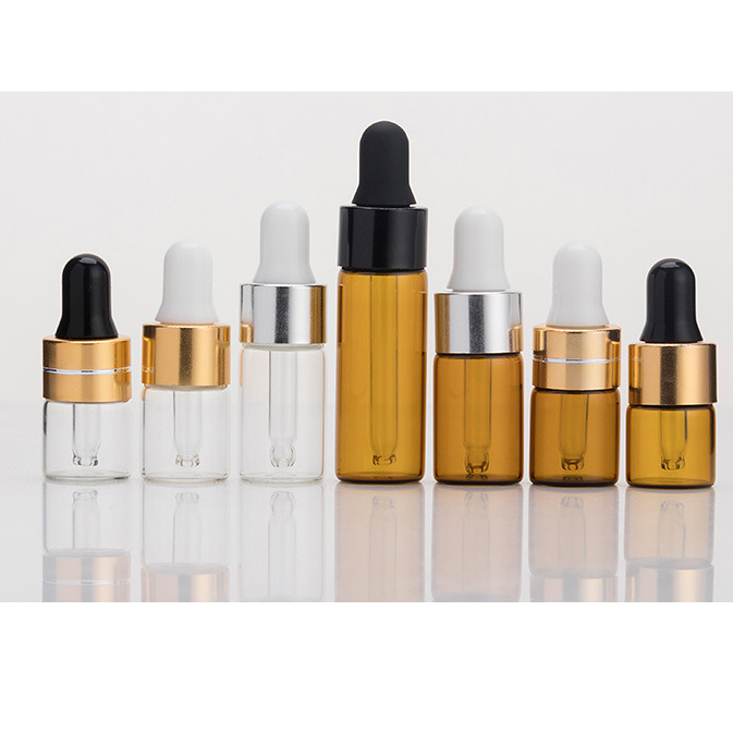 customized capacity glass dropper bottle round glass dropper bottle with rubber dropper