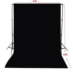 10x20 ft Ảnh Muslin Ảnh Background <span class=keywords><strong>Backdrop</strong></span> <span class=keywords><strong>Studio</strong></span> Nhiếp Ảnh-Đen - Product Image 1