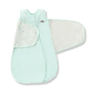 Novo estilo de algodão sacos de dormir do bebê com tecido de algodão e grama coral