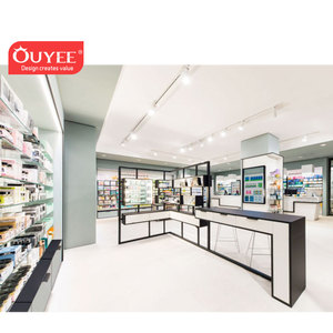 Comptoir de magasin médical moderne en MDF, équipement de <span class=keywords><strong>pharmacie</strong></span> - Product Image 2