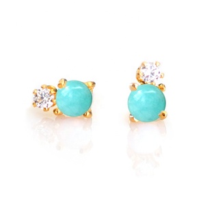 أقراط عقيق مرصعة بالفضة عالية الجودة - Product Image 5