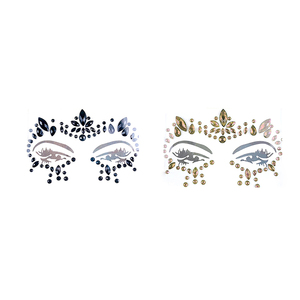 Haute qualité pas cher fête diamant autocollant paillettes bijoux <span class=keywords><strong>visage</strong></span> pour le maquillage - Product Image 4