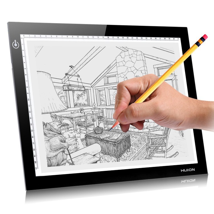 Huion L4S 12.2 "× 8.3" Led Light Pad Tracing Board L4S Thin Translucent 5V USBパワーledライトボックス