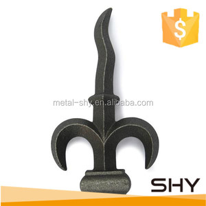 Hierro fundido Material <span class=keywords><strong>de</strong></span> acero fundido Vintage Valla Poste 6 "Lanza Finial - Product Image 6