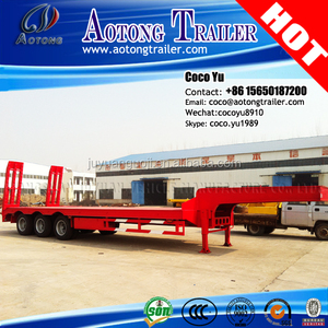 3 essieux lourds pelle 60 toneladas de traste iluminado <span class=keywords><strong>bas</strong></span> semi-remolque à vendre - Product Image 3