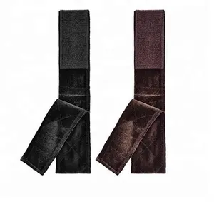 Peluca antideslizante hecha a mano, banda con agarre de terciopelo de doble cara, banda ajustable para el cabello, diadema, marrón, negro, Beige