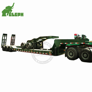 Remolque de plataforma baja de servicio pesado de 4 ejes y 70 toneladas en venta - Product Image 6