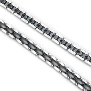 Bracelet en céramique sain noir pour homme, <span class=keywords><strong>bienfaits</strong></span> pour la santé, <span class=keywords><strong>tourmaline</strong></span> infrarouge, Energinox - Product Image 5