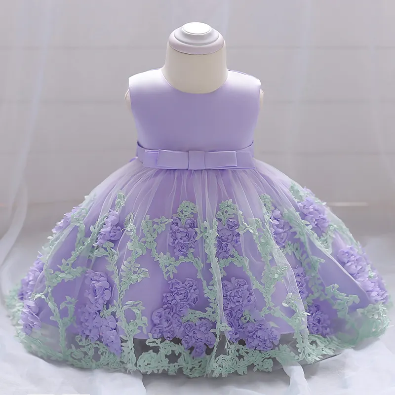 MQATZ, детское модное праздничное платье, Детская праздничная одежда, платье с цветочным узором для девочек, детская От 0 до 2 лет