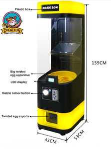 Fabrika toptan jetonlu sihirli kutu gashapon bebek şeker kapsül oyuncak otomatı - Product Image 5