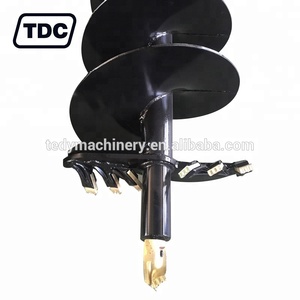 Piccolo escavatore profondo foro terra coclea macchina di perforazione con componente chiave del motore - Product Image 3