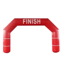 Arcos de iniciar infláveis personalizados e linha de acabamento/portão inflável do arco do esporte para venda