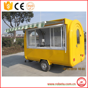 2017 venta caliente vagón cafetería/carrito de comida remolque/camiones de comida - Product Image 6