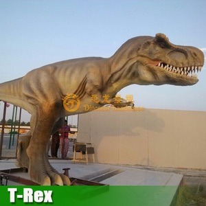 Roi T-Rex, dinosaure <span class=keywords><strong>carnivore</strong></span>, dinosaure artificiel en acier grandeur nature pour exposition publique en intérieur - Product Image 3
