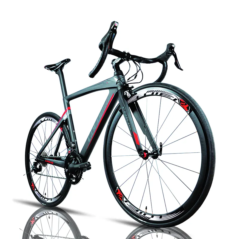 Yüksek kaliteli 700C karbon fiber yol bisikleti