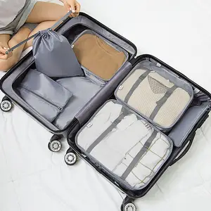 YS-Z038 Imperméable en nylon 6 en 1 sac de bagages sacs de voyage organisateur ensemble